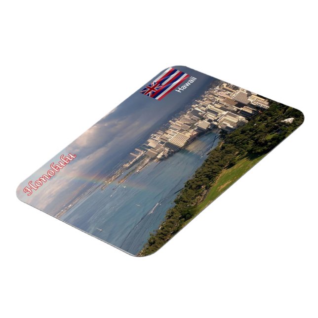 Hawaii - Honolulu - Magnet (Left Side)