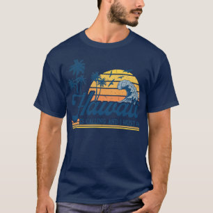 Hawaii Is Calling Funny Hawaii Gift For Men Women  T-Shirt