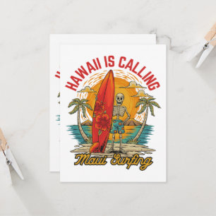 Hawaii Is Calling Maui Surfing Island Vibes Invitation