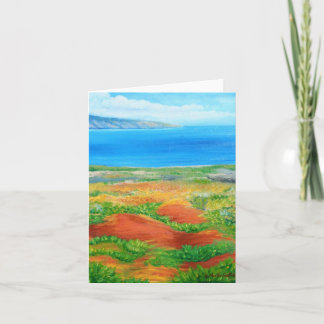 Hawaii Island Lanai Landscape Holiday Card