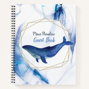 Hawaii Island Ocean Whale Vacation Rental Guest Notebook