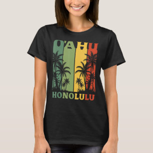 Hawaii Island Palms Oahu Honolulu Hawaiian T-Shirt