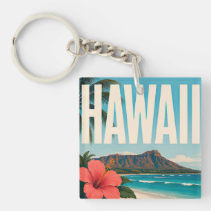 Hawaii Island Paradise Travel Key Ring