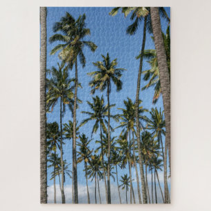 Hawaii Island Travel Exotic Beach Palm Trees Jigsaw Puzzle