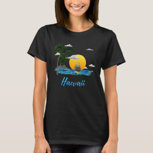 Hawaii Islands Aloha State Sailing T-Shirt