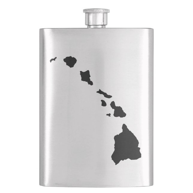 Hawaii Islands Hip Flask (Front)