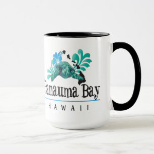 Hawaii Islands, Turtle and Hibiscus Flower Mug