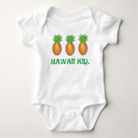 Hawaii Kid Tropical Hawaiian Island Pineapple