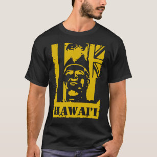 Hawai'i King Kamehameha Mustard Yellow Ink T-Shirt