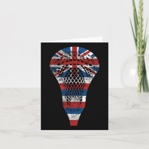 Hawaii Lacrosse Vintage Hi State Flag Lax Stick Card