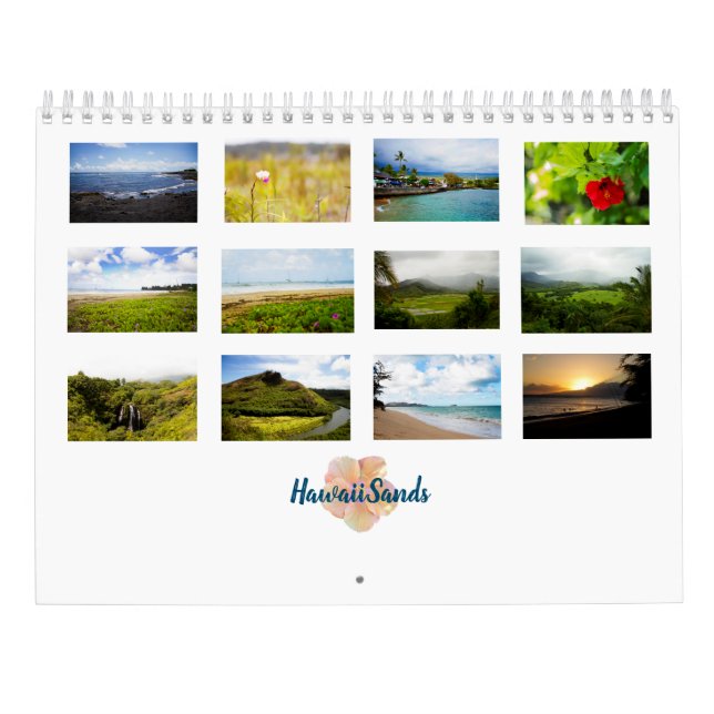 Hawaii Landscapes Calendar (Back)