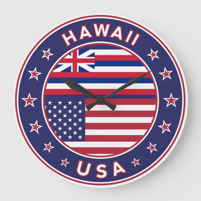 Hawaii Large Clock (Front)