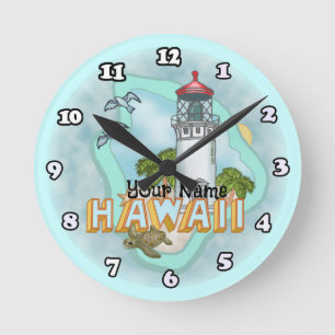 Hawaii Lighthouse clock