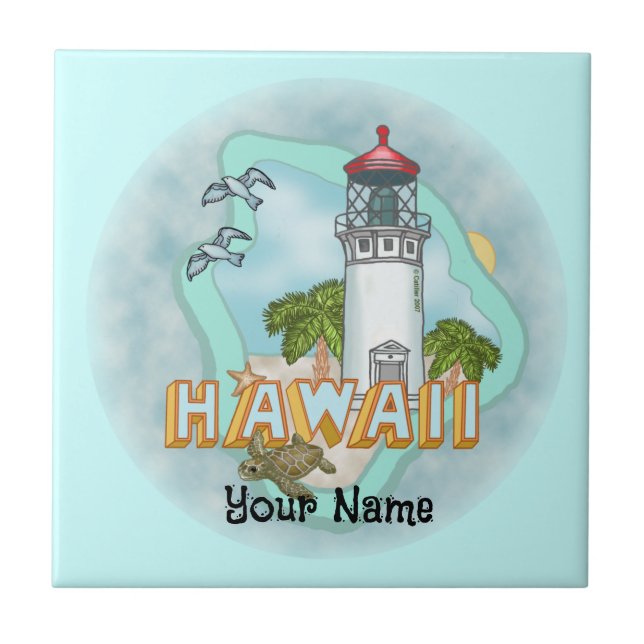 Hawaii Lighthouse tile (Front)