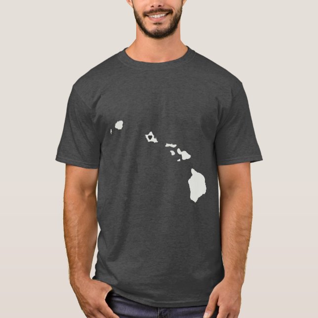 Hawaii Love in Grey T-Shirt (Front)