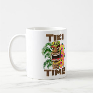 Hawaii Luau Tiki Time Coffee Mug