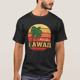 HAWAII Molokau2018i Beautiful Vacation Retro Souve T-Shirt