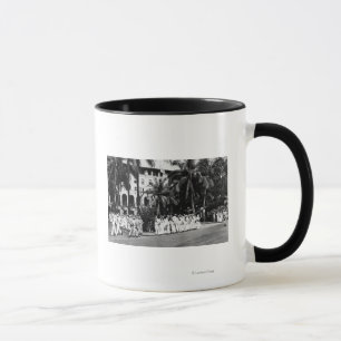 Hawaii - Navy Boys Waiting for Bus Outside YMCA Mug