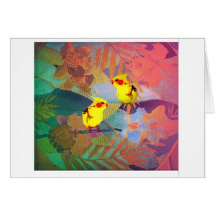 Hawaii Needlepoint with yellow birds