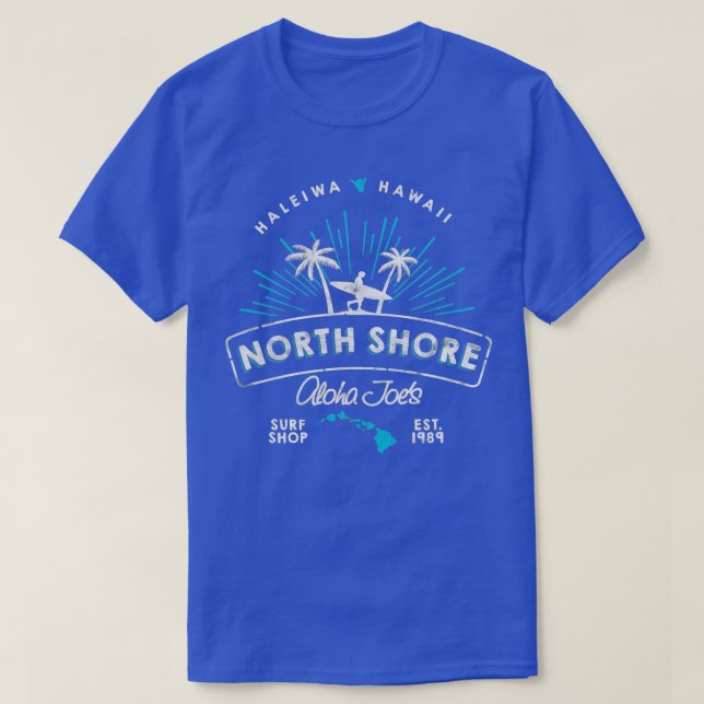 Hawaii North Shore Haleiwa Surf Shop  T-Shirt (Design Front)