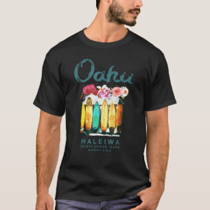 Hawaii North Shore Oahu Surfing Vintage Hawaiian T-Shirt