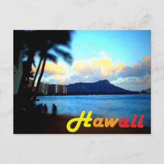 Hawaii-Oahu-Diamond Head Postcard