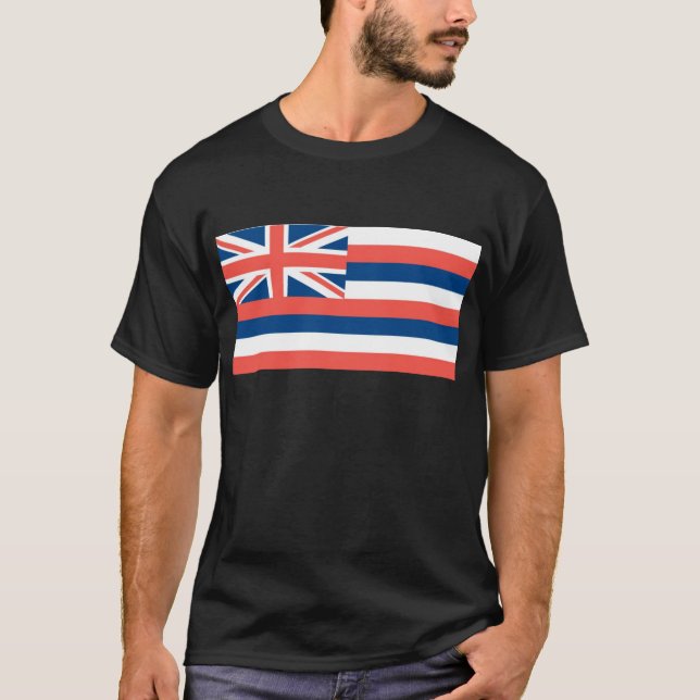 Hawaii  Official State Flag T-Shirt (Front)