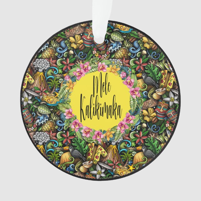 Hawaii  Ornament (Front)