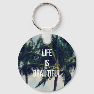 Hawaii Palm Trees   Key Ring