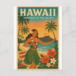 Hawaii – Paradise of the Pacific Postcard