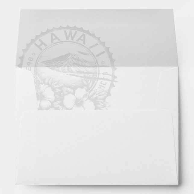 Hawaii Passport Envelope (Back (Bottom))