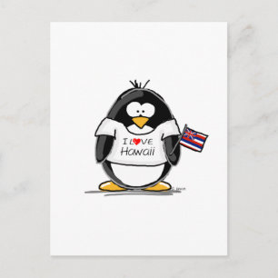 Hawaii Penguin Postcard