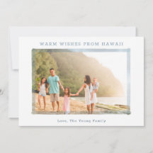 HAWAII PHOTO CHRISTMAS CARD | FAMILY BEACH PHOTO