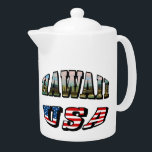 Hawaii Picture and USA Flag Text<br><div class="desc">The Hawaiian Islands are an archipelago of eight major islands, several atolls, numerous smaller islets, and undersea sea mounts in the North Pacific Ocean, extending some 1, 500 miles from the island of Hawaii in the south to northernmost Kure Atoll. Excluding Midway is an unincorporated territory within the United States...</div>
