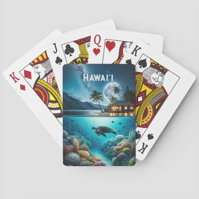Hawaii Playing Cards (Back)