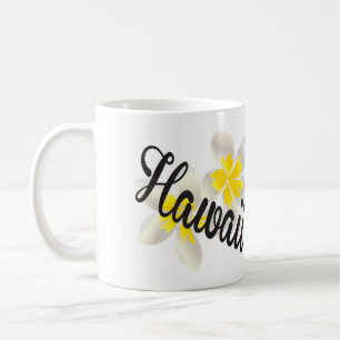 Hawaii Plumeria Flowers Coffee Mug