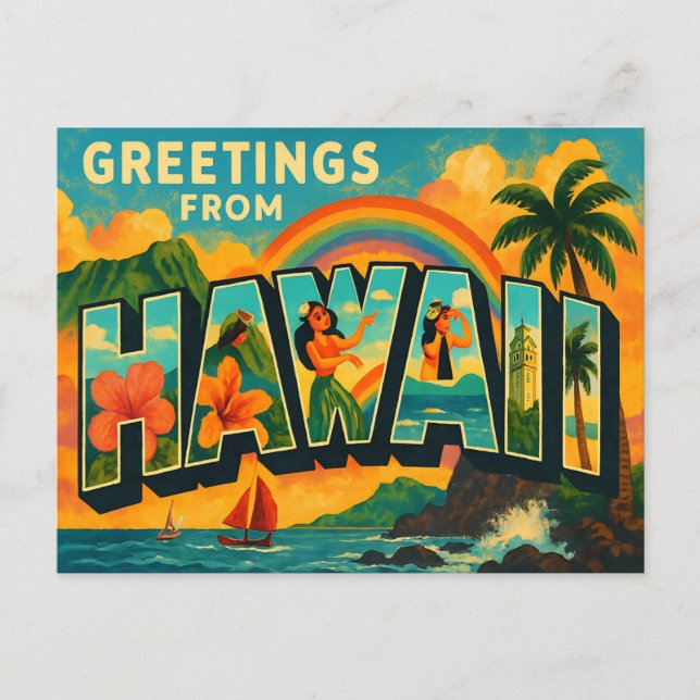 HAWAII Postcard (Front)