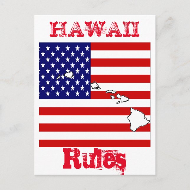 HAWAII  POSTCARD (Front)