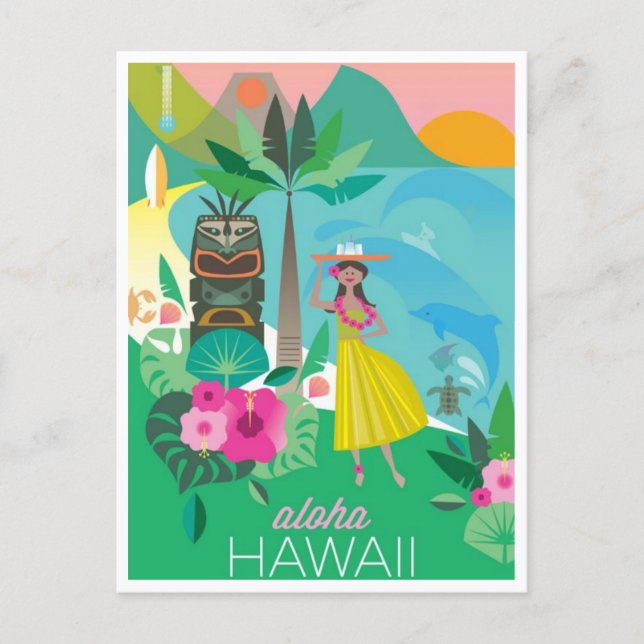 Hawaii Postcard (Front)