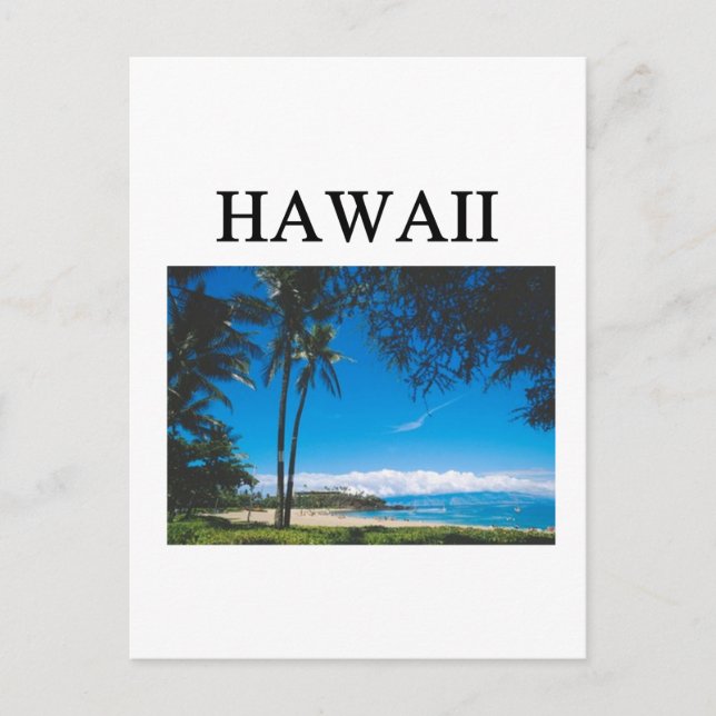 hawaii postcard (Front)