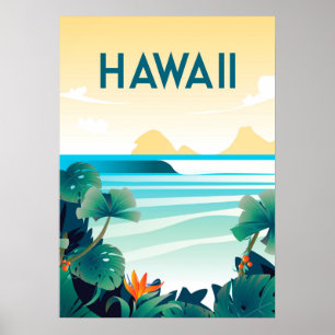 Hawaii Poster, Hawaii Wall Art 