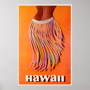 Hawaii Poster Hawaiian Travel Art World Traveller