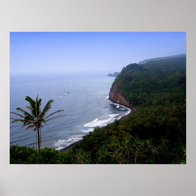 Hawaii Poster of Pulolu Look Out (Front)