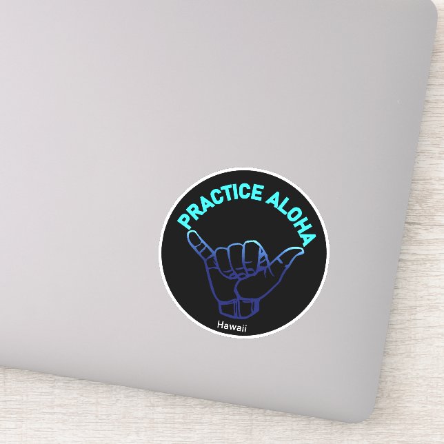 Hawaii Practice Aloha HIPacific Shaka (Hang loose) (Detail)