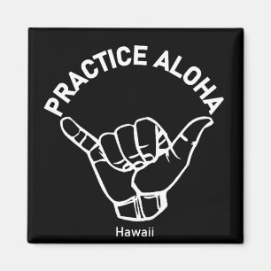 Hawaii Practice Aloha Shaka (Hang loose) Magnet