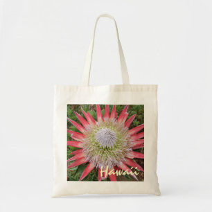Hawaii protea plant flower reusable bag