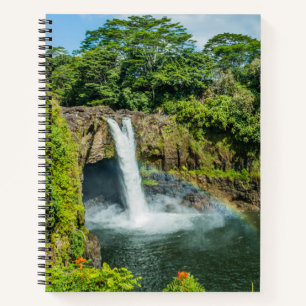 Hawaii, Rainbow Falls in Hilo Notebook