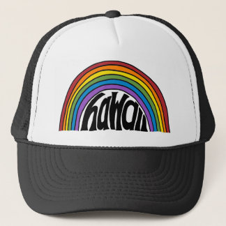 Hawaii Rainbow Trucker Hat