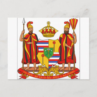 Hawaii Royal Coat of Arms Postcard