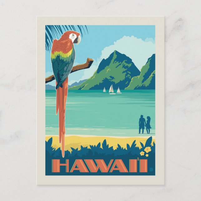 Hawaii | Save the Date Invitation Postcard (Front)